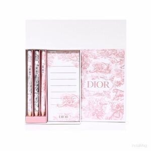 NEW Dior Set De Crayon Pencil Set Notepad